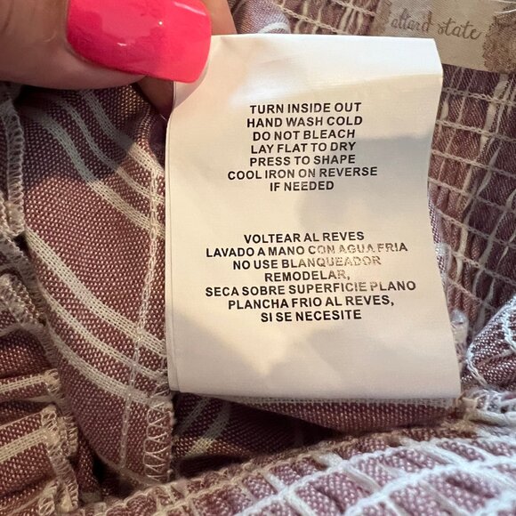 NWOT, Altar'd State Women's Purply/Mauve Striped Jumpsuit, Size Medium - Picture 9 of 13